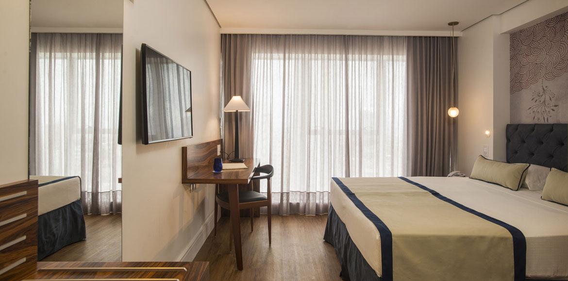 Hotel Luzeiros 헤시피 외부 사진 A room at the hotel