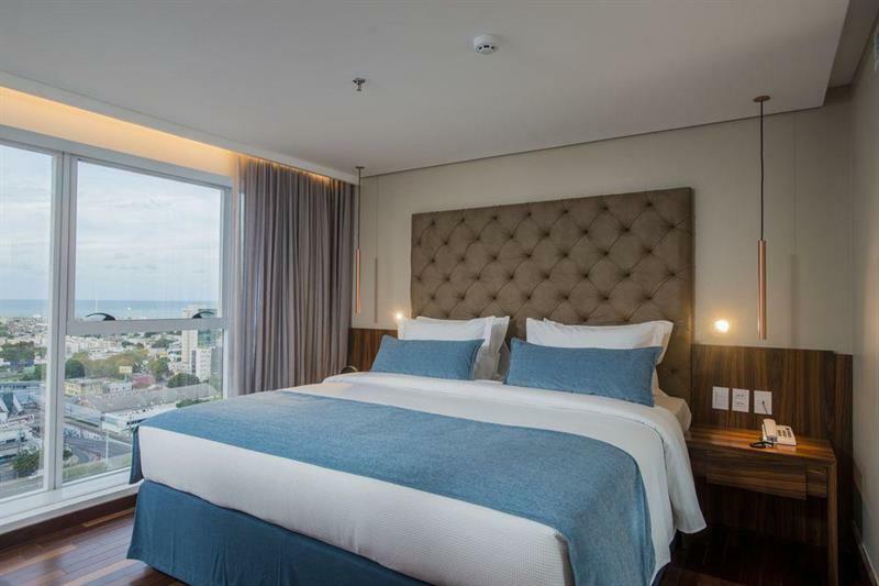 Hotel Luzeiros 헤시피 외부 사진 A bedroom at the hotel